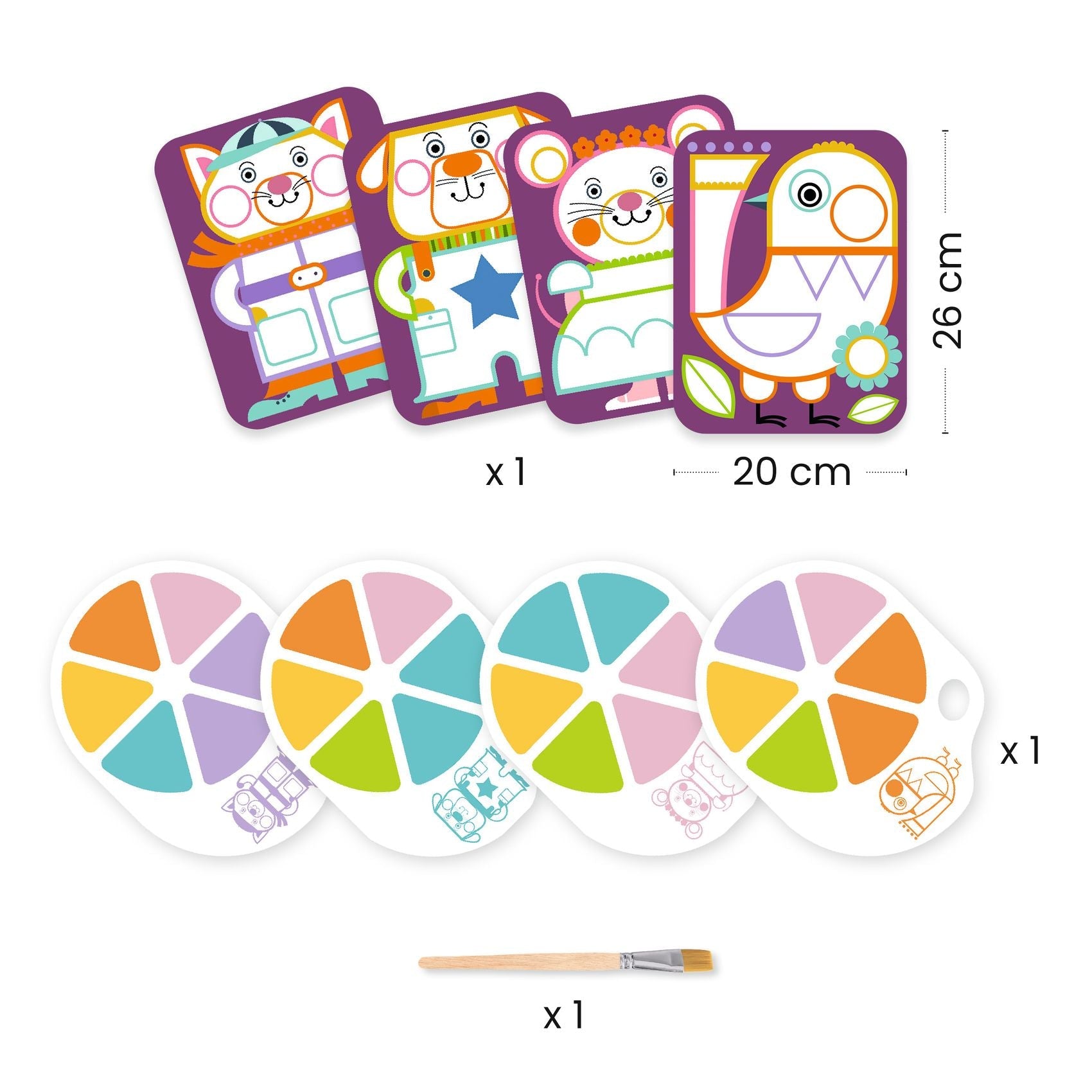 Djeco Palette Painting Chubby Cheeks