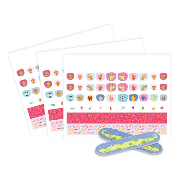 Djeco Nail Stickers Happy Birthday!
