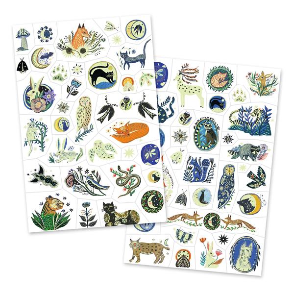 Djeco Tattoos Nighttime Reflections