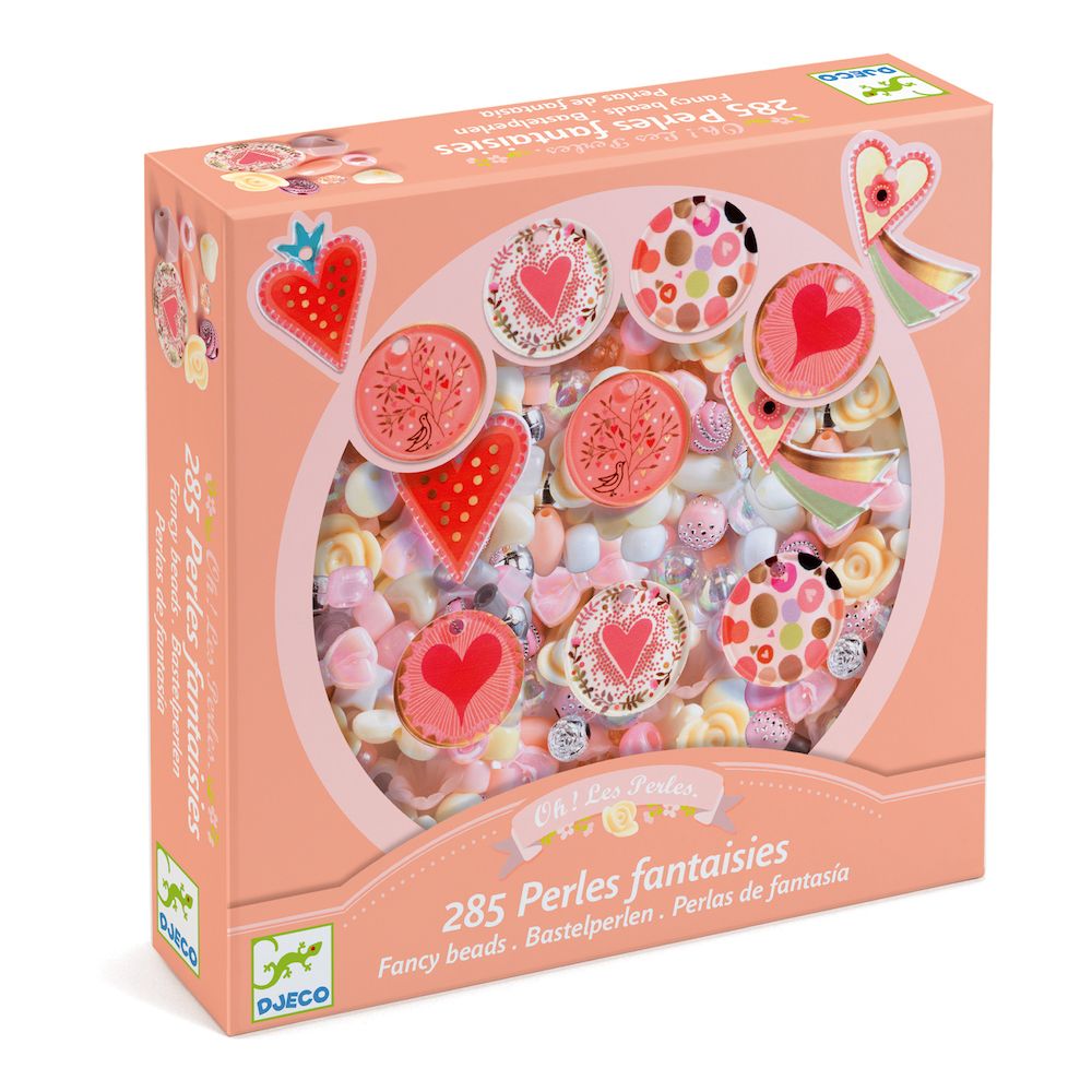 Djeco Fancy Beads Hearts
