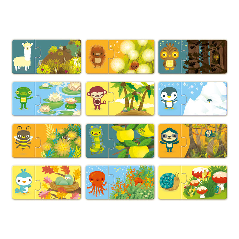 Djeco Puzzle Duo Animals