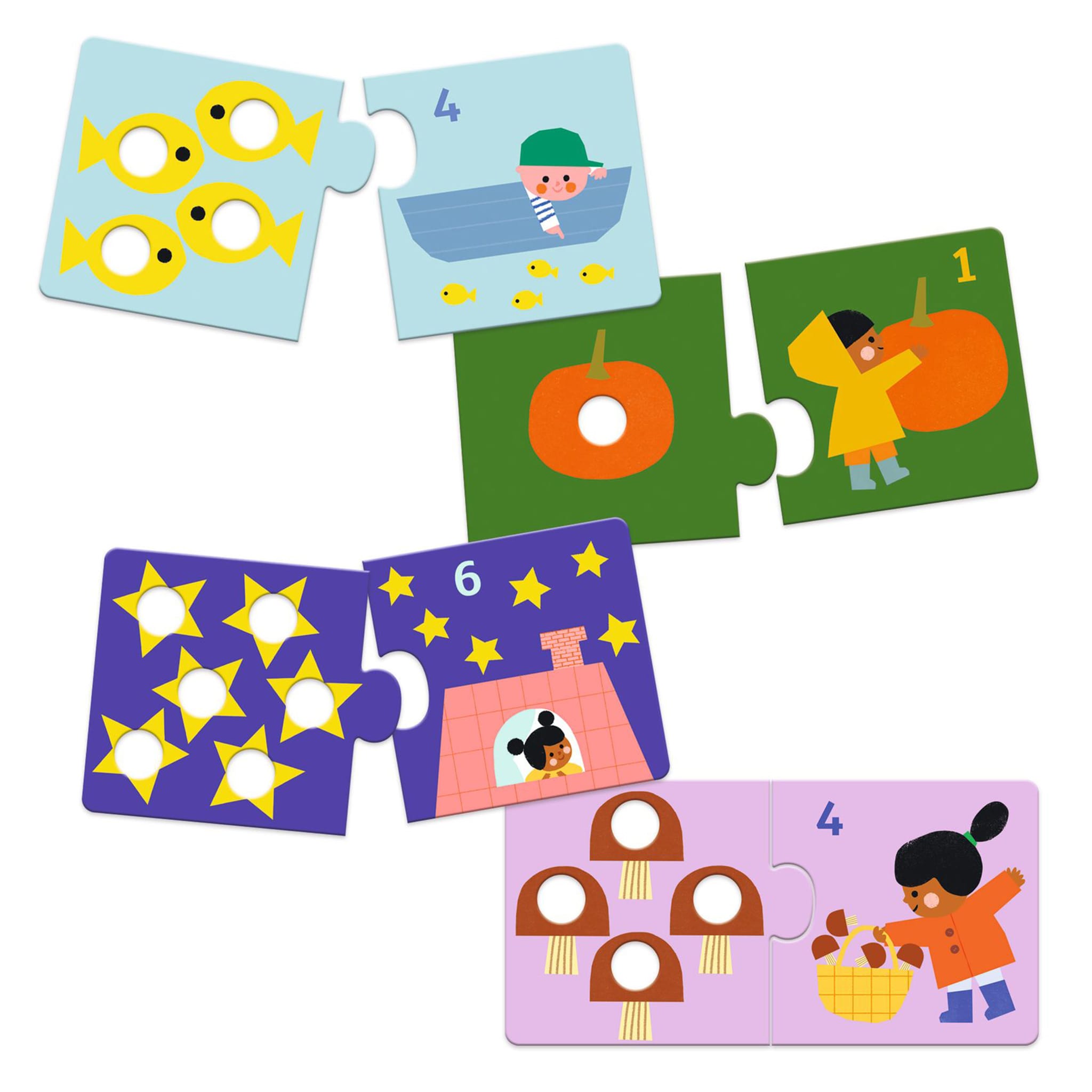 Djeco Puzzle Duo First Figures