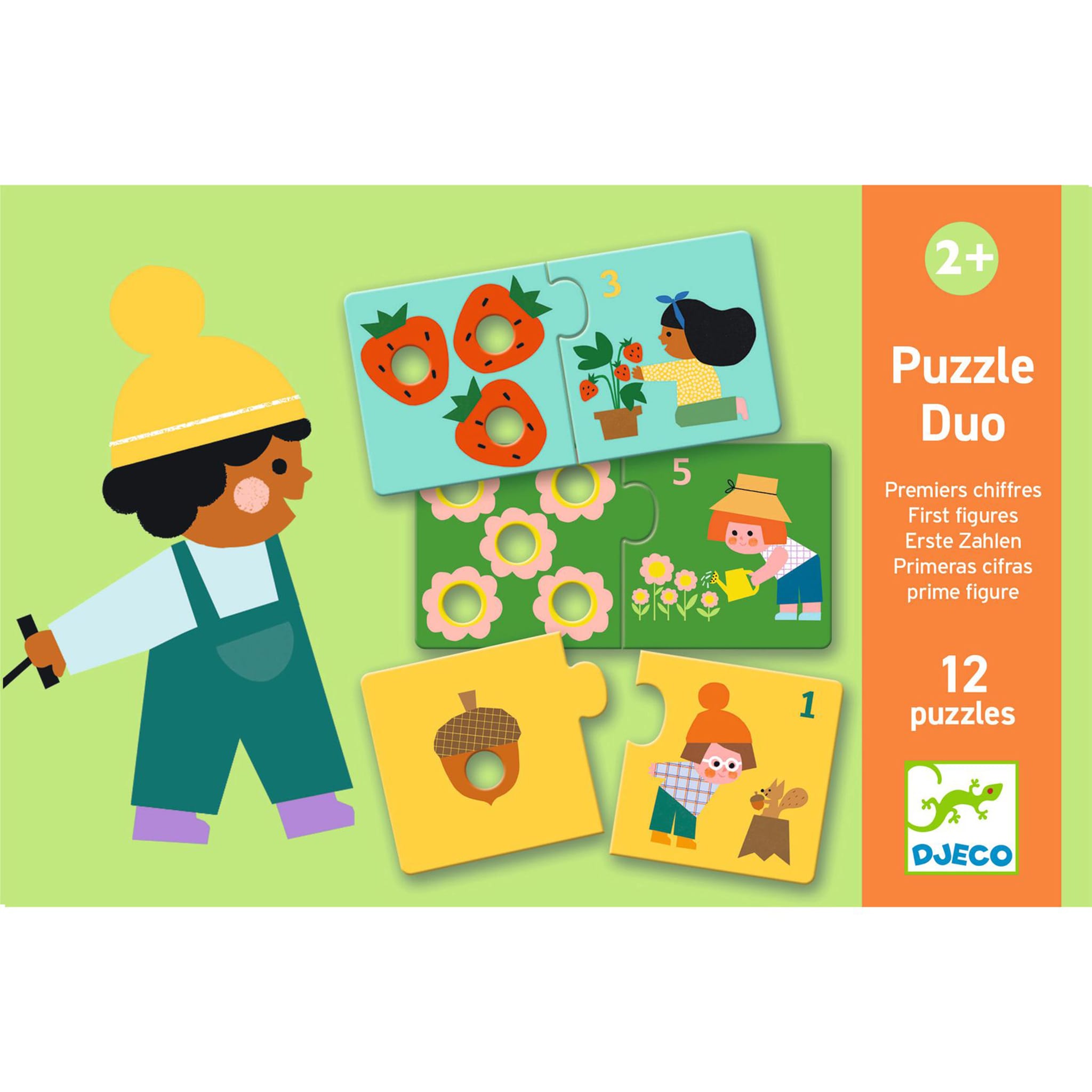 Djeco Puzzle Duo First Figures