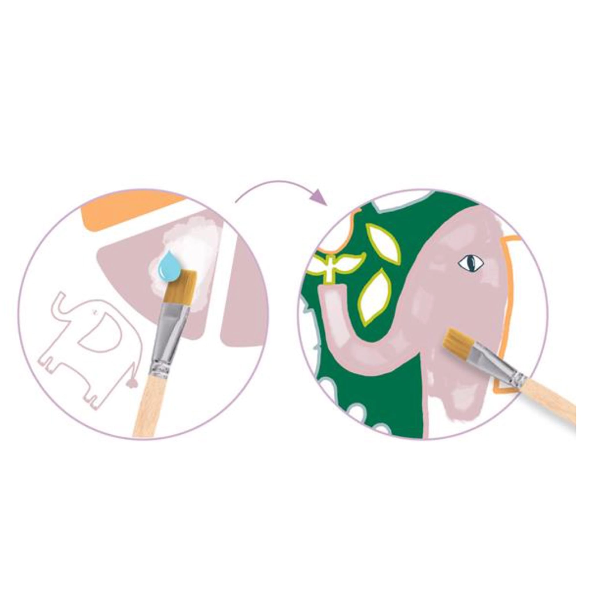 Djeco Palette Painting Wild One