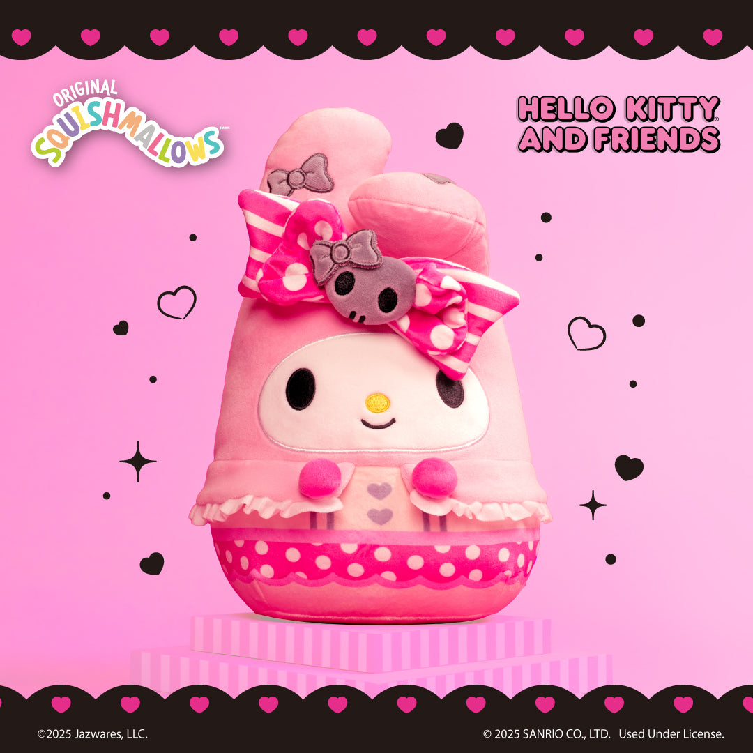 Squishmallows 8" My Melody 50th Anniversary - Pink Bow Edition