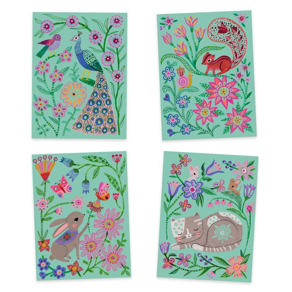 Djeco Scratch Cards Encounters