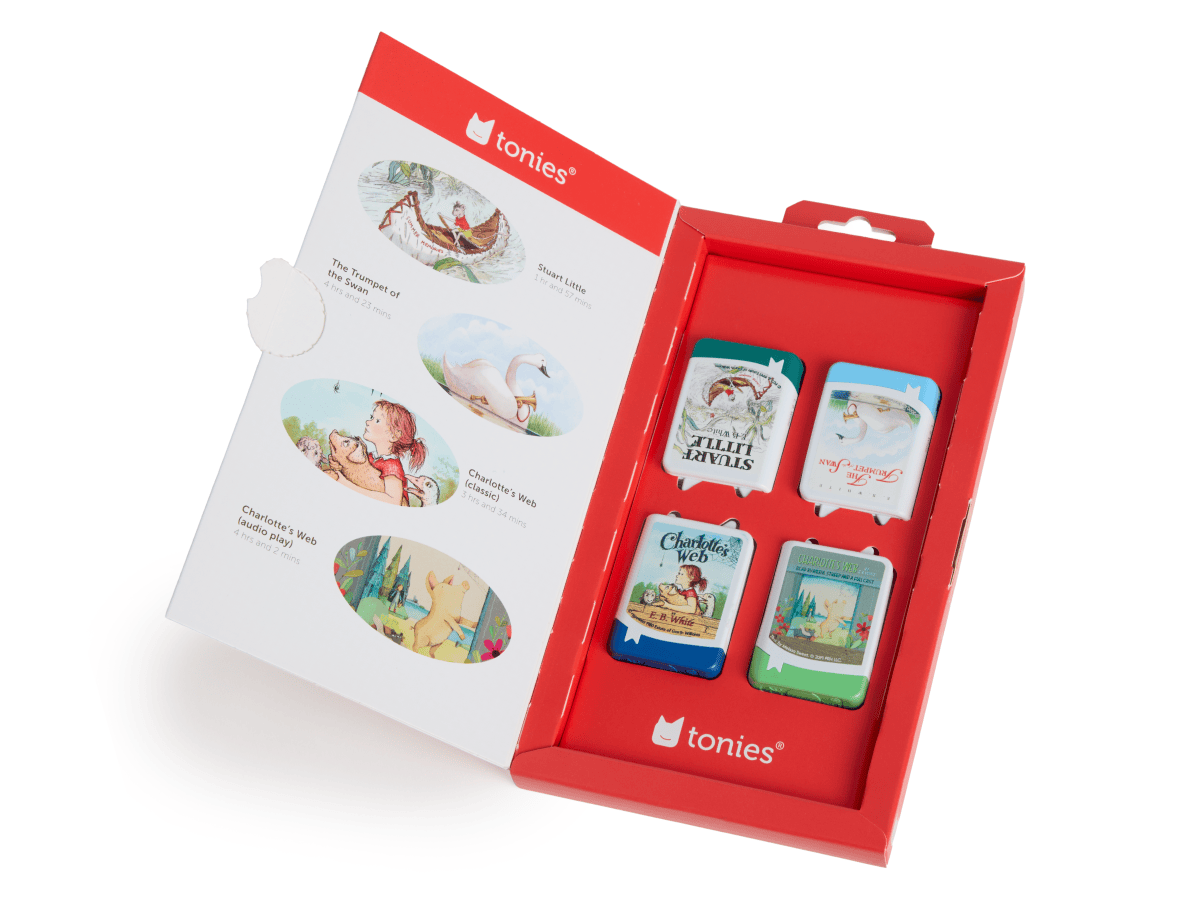 Tonies Book Tonie E.B. White Collection Book Tonie – Screen-Free Audio Companion for Kids' Books (Ages 5+)
