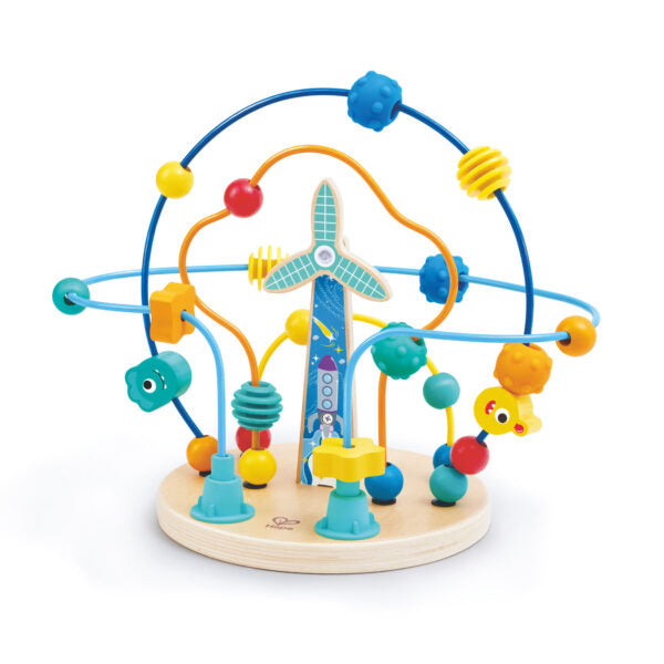 Hape Galaxy Bead Maze – Outer Space Fine Motor Activity Toy (Ages 12m+)