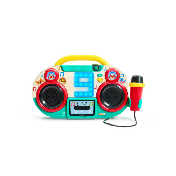 Hape Mix Master DJ Set – Electronic Music Mixer with Mic, Lights & 10 Songs (Ages 3+)