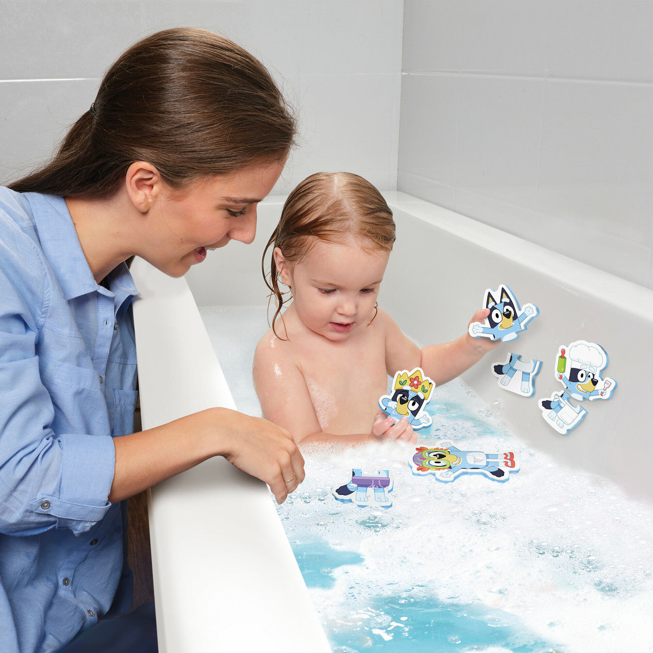 TOMY Toomies Bluey Bath Puzzle