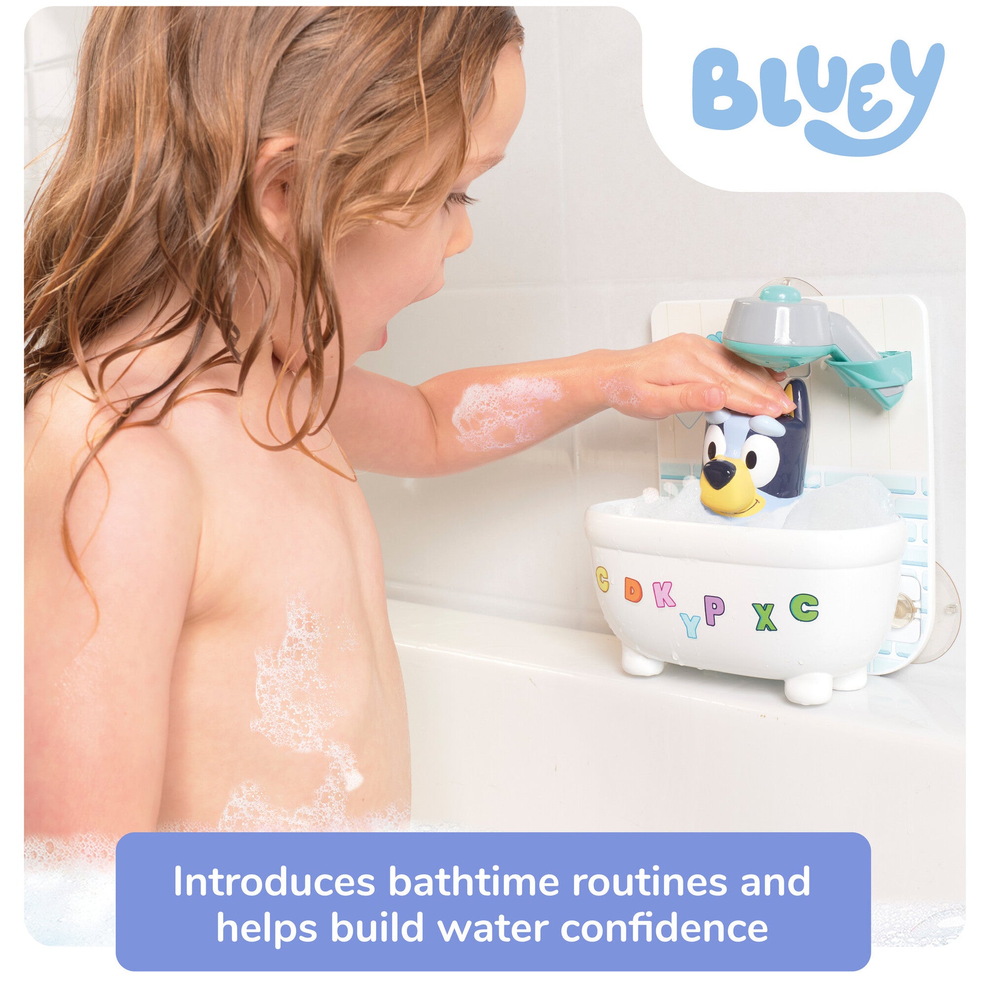TOMY Toomies Bluey’s Shower & Scrub