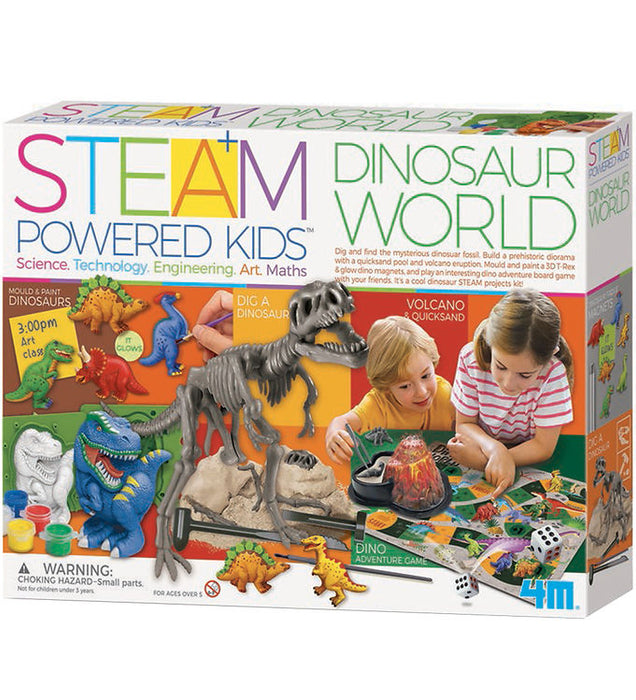 4M Steam Kids Deluxe Dinosaur World