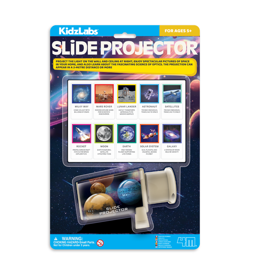4M KidzLabs Space Explorer Slide Projector – Kids Astronomy Science Toy (Ages 5+)