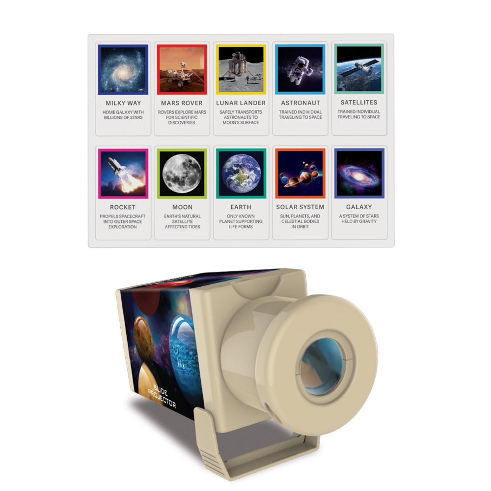4M KidzLabs Space Explorer Slide Projector – Kids Astronomy Science Toy (Ages 5+)