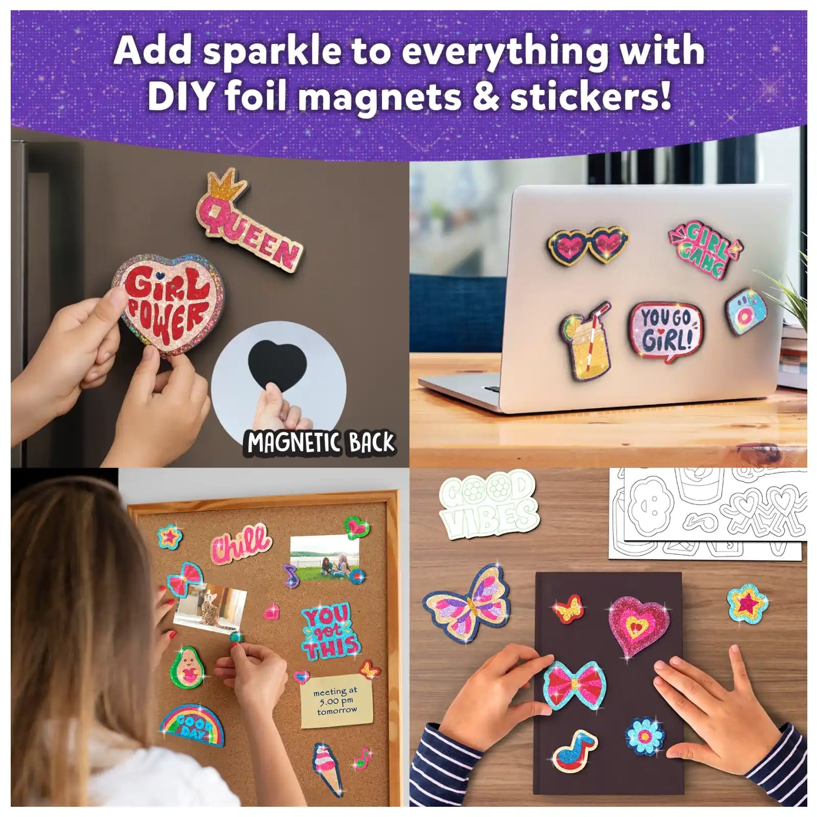 Skillmatics Foil Fun: Girl Power – Scratch & Reveal Foil Art Activity
