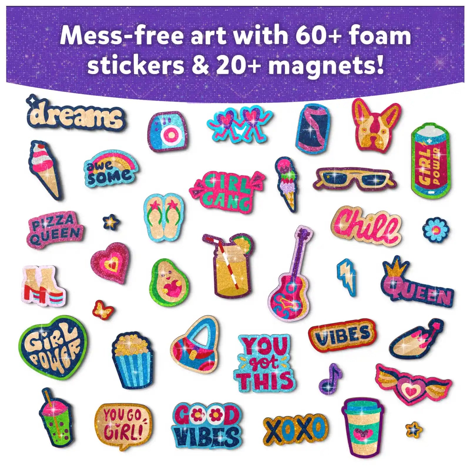 Skillmatics Foil Fun: Girl Power – Scratch & Reveal Foil Art Activity