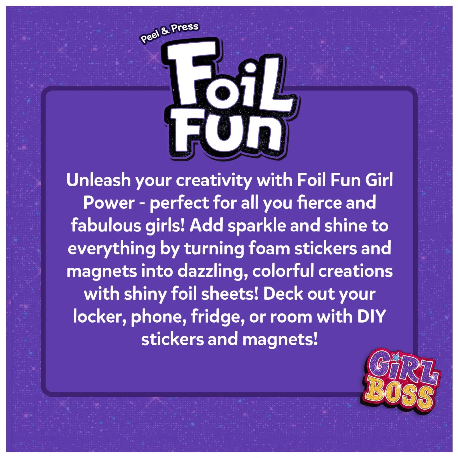 Skillmatics Foil Fun: Girl Power – Scratch & Reveal Foil Art Activity