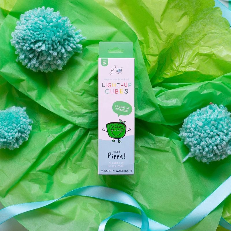 Glo Pals Light Up Cubes 4pk - Pippa