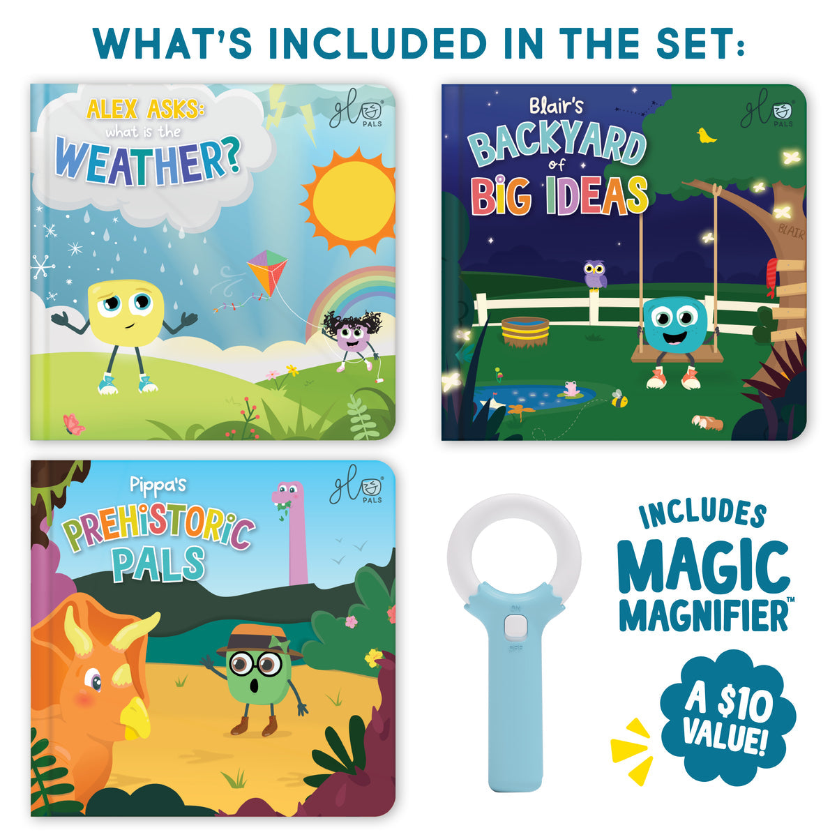 Glo Pals Light-Up Library - 3 Book Set