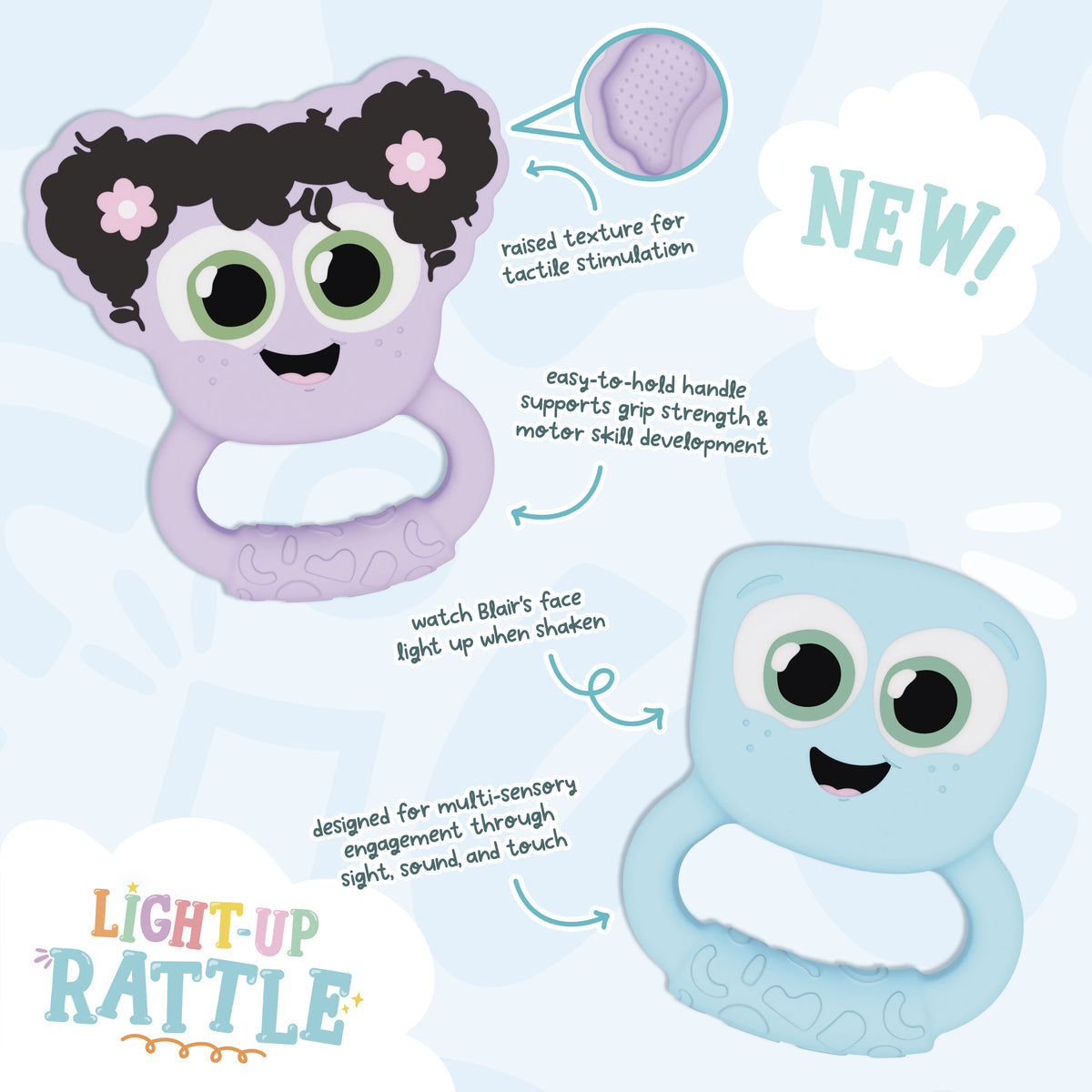 Glo Pals Light Up Rattle - Lumi