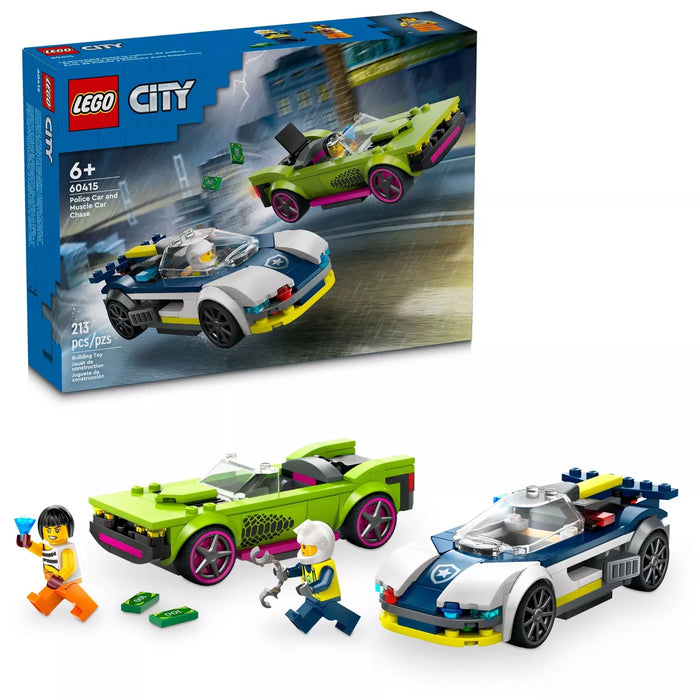 Lego Police Car and Muscle Car Chase (60415)