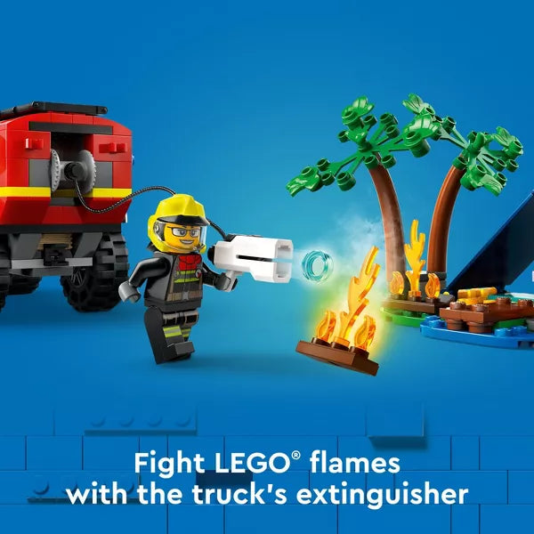 Lego 4x4 Fire Truck with Rescue Boat (60412)