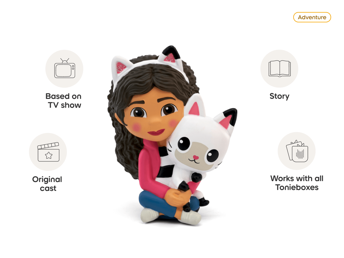 Tonies Gabby's Dollhouse – Screen-Free Audio Tonie Figure for Kids (Ages 1+)
