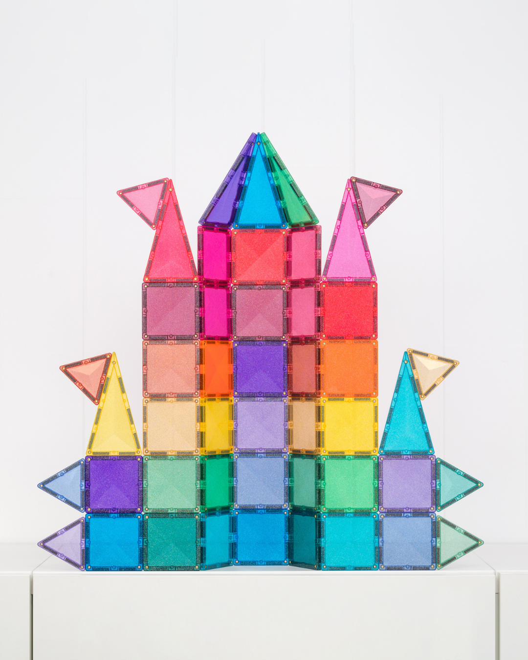 Connetix Glitter Castle Pack (48 pcs)