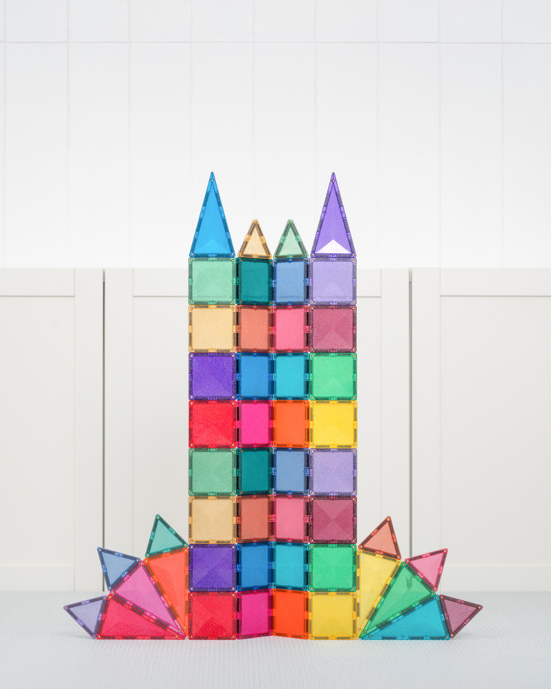 Connetix Glitter Castle Pack (48 pcs)