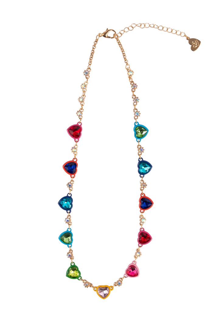 Great Pretenders Candy Hearts Necklace – Kids Sweet Theme Fashion Necklace (Ages 3+)
