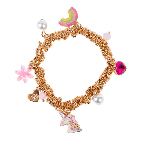 Great Pretenders Fairytale Wonderland Charm Bracelet – Kids Fantasy Fashion Bracelet (Ages 3+)