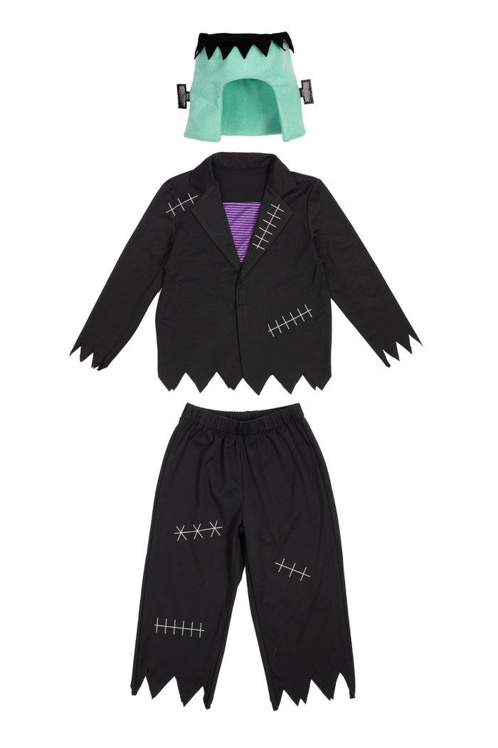 Great Pretenders Monster Mash Halloween Costume Set – Top, Pants & Headpiece Size 3-4 (Ages 3+)