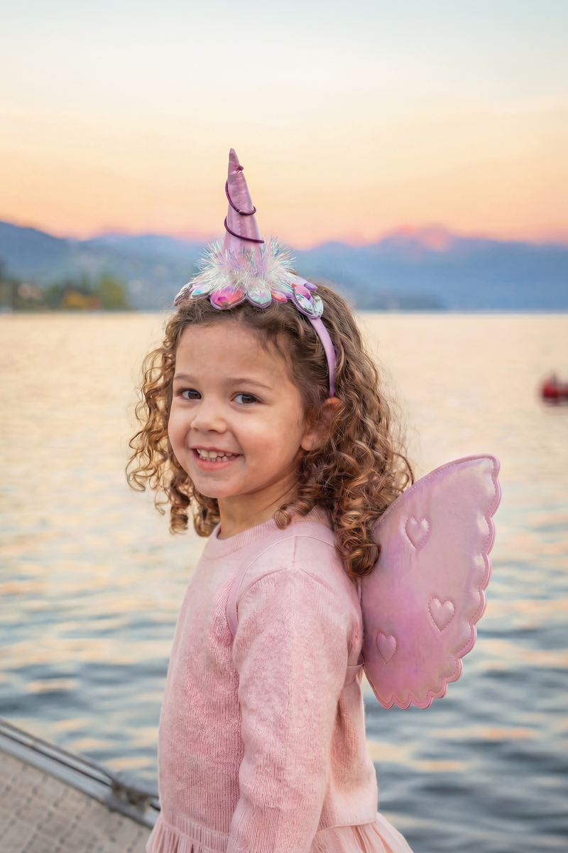 Great Pretenders Moonbeam Alicorn Headband with Wings – Unicorn Dress-Up Accessory (Ages 3+)