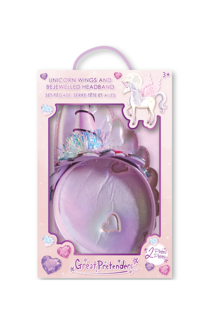 Great Pretenders Moonbeam Alicorn Headband with Wings – Unicorn Dress-Up Accessory (Ages 3+)