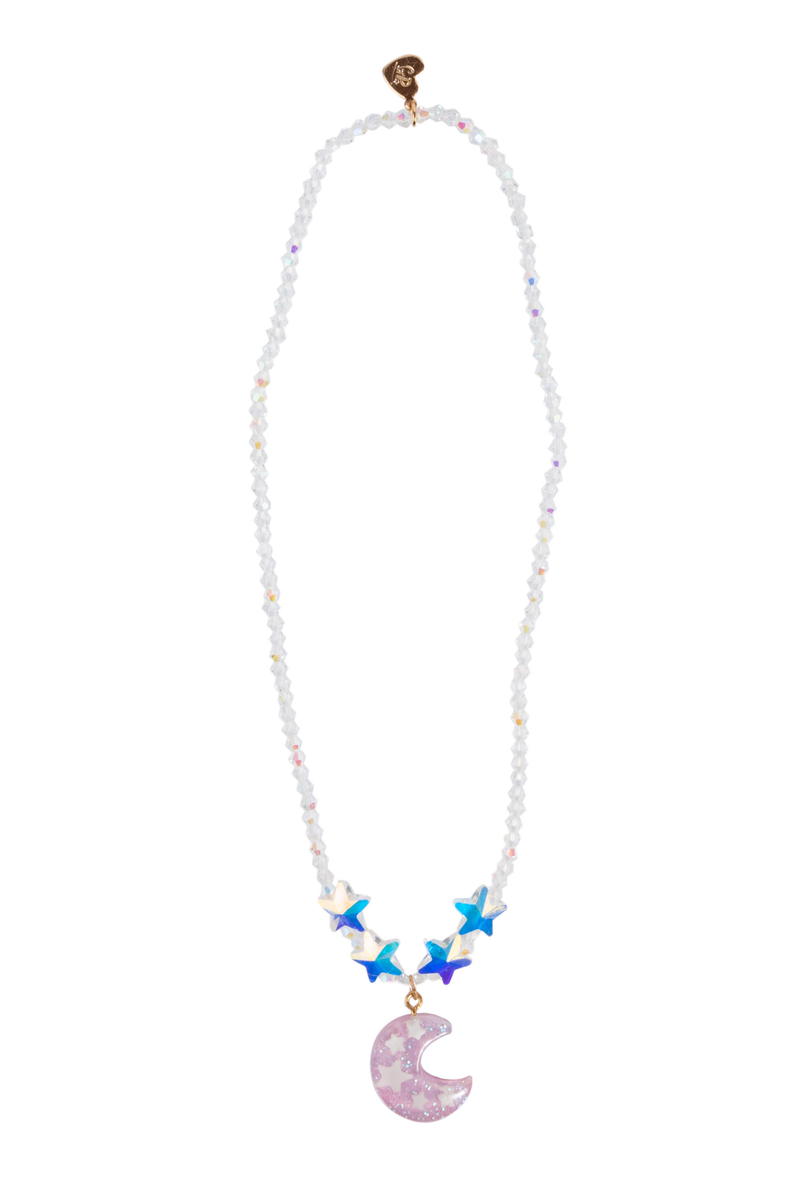 Great Pretenders Moonlight Necklace – Kids Celestial Moon Fashion Necklace (Ages 5+)
