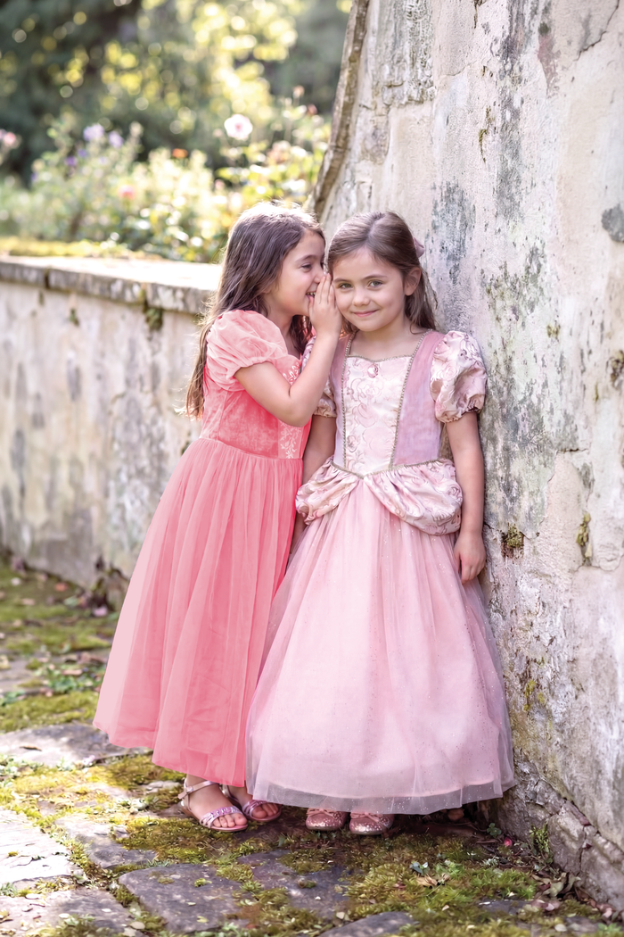 Great Pretenders Penelope Brocade Gown – Elegant Kids Dress-Up Costume Size 5-6 (Ages 5+)