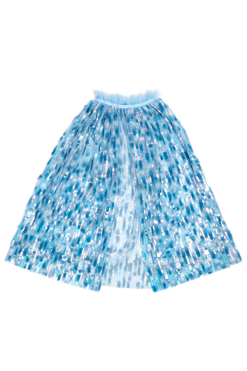 Great Pretenders Superstar Paillette Cape – Kids Glamour Sequin Costume Cape Size 4-6 (Ages 4+)