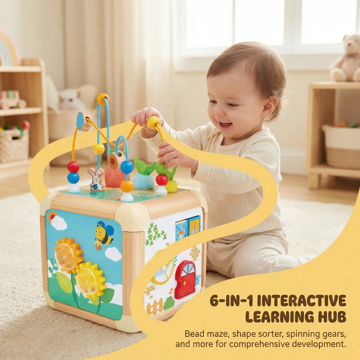 Hape Green Thumbs Activity Cube