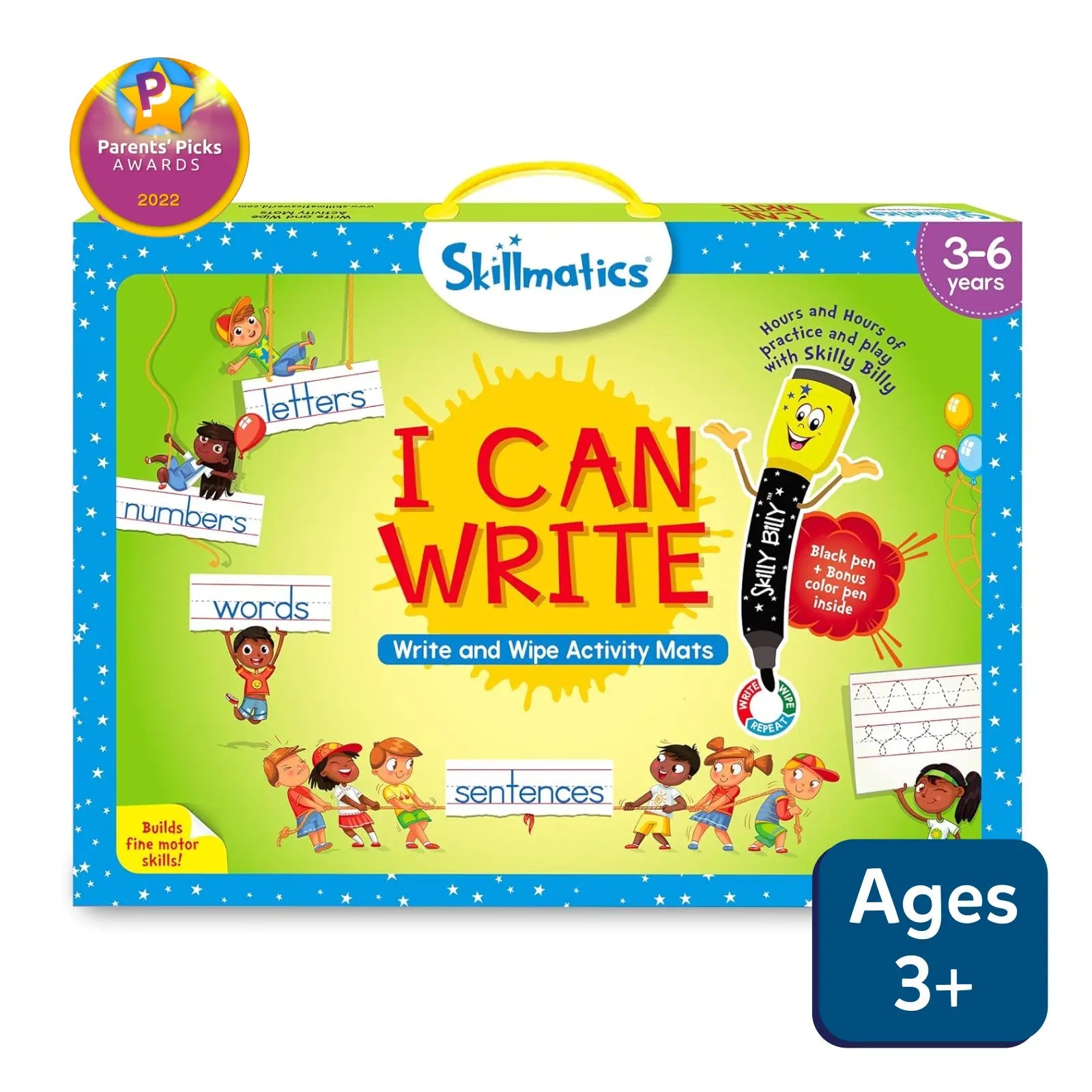 Skillmatics Write & Wipe: I Can Write – Reusable Educational Writing Activity