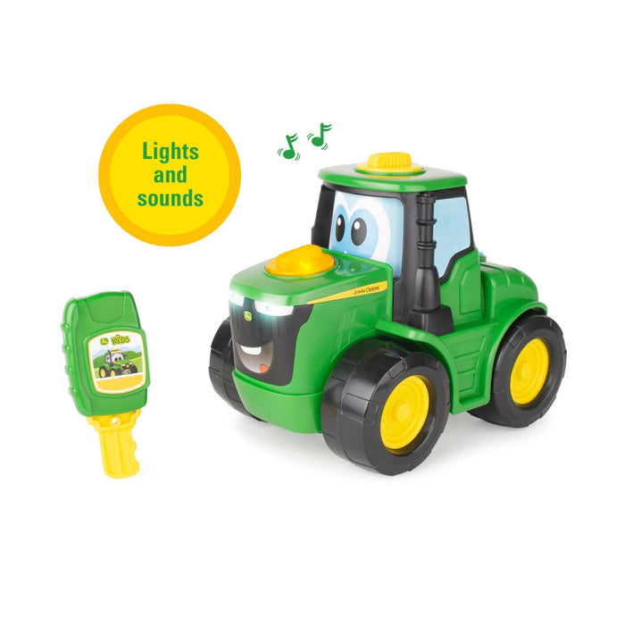 John Deere Key-n-Go Johnny Tractor with 15 Interactive Ways to Play