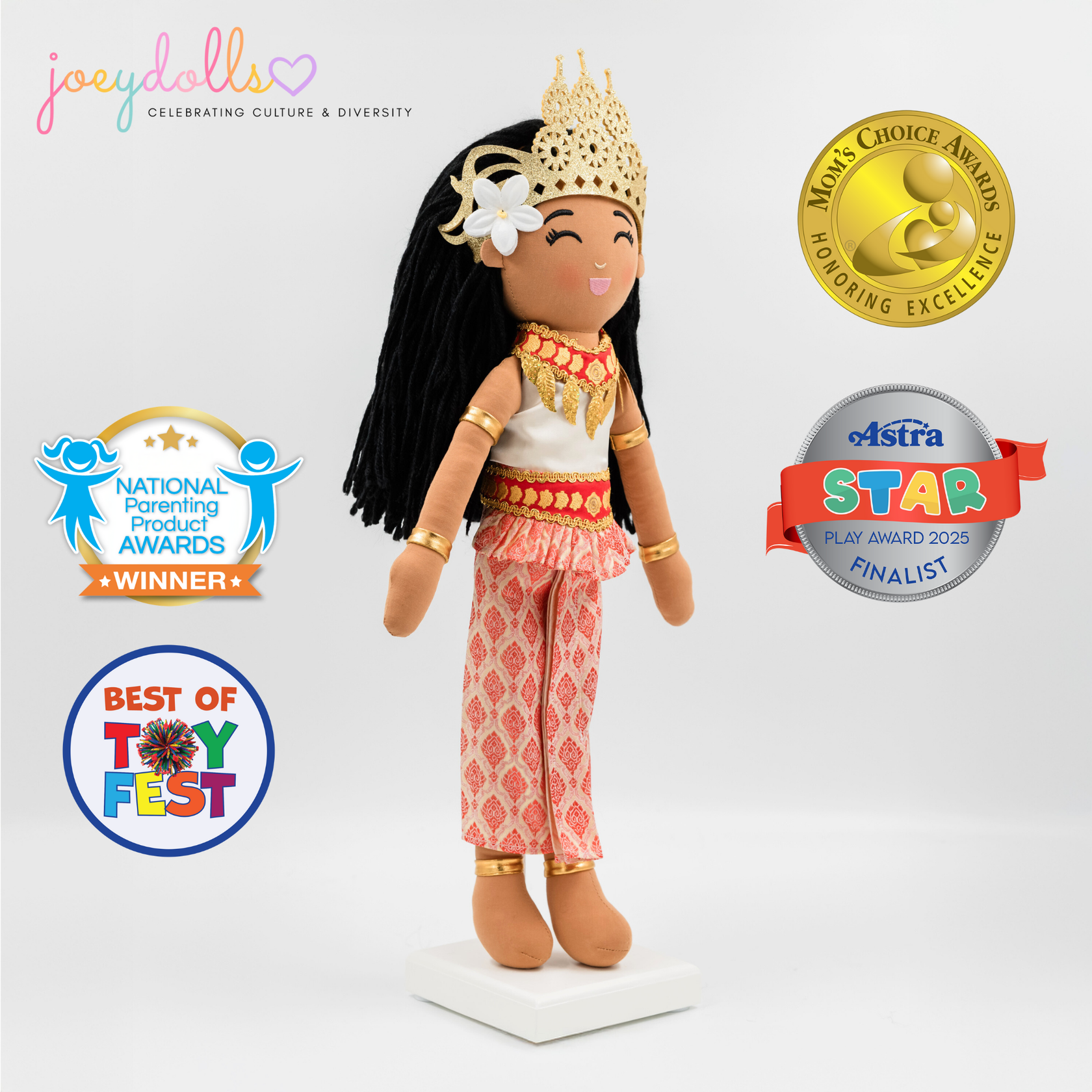Joeydolls Cambodian 'Soriya' Cultural Doll