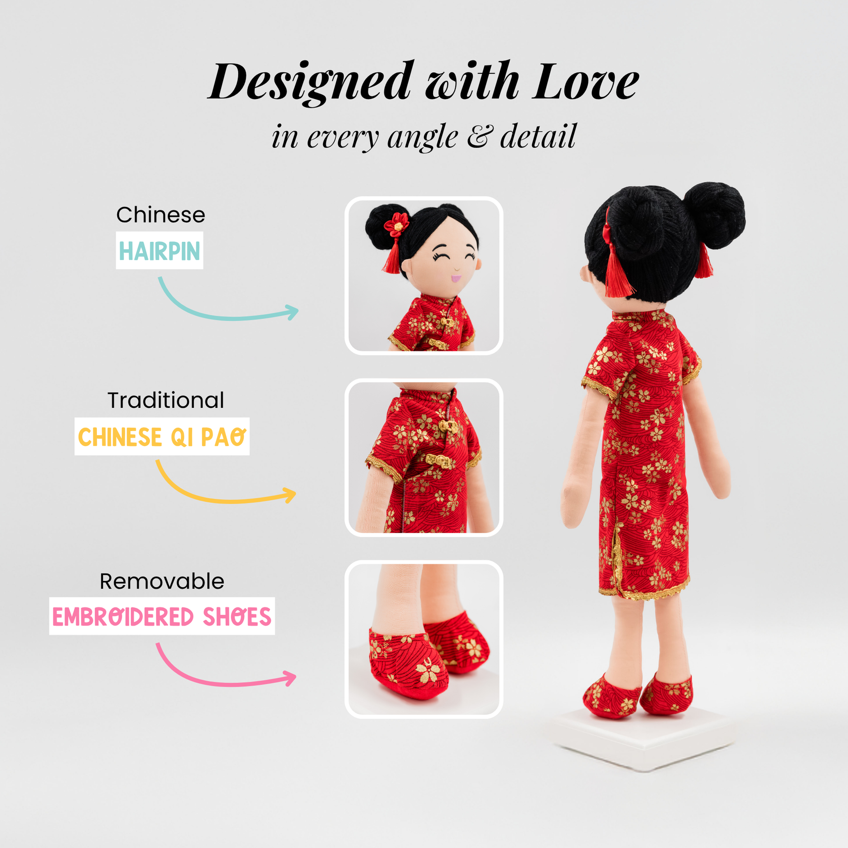 Joeydolls Chinese 'Mei' Cultural Doll