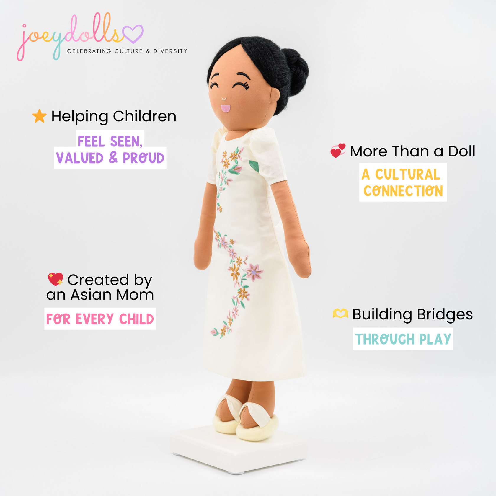 Joeydolls Filipina 'Malaya' Cultural Doll