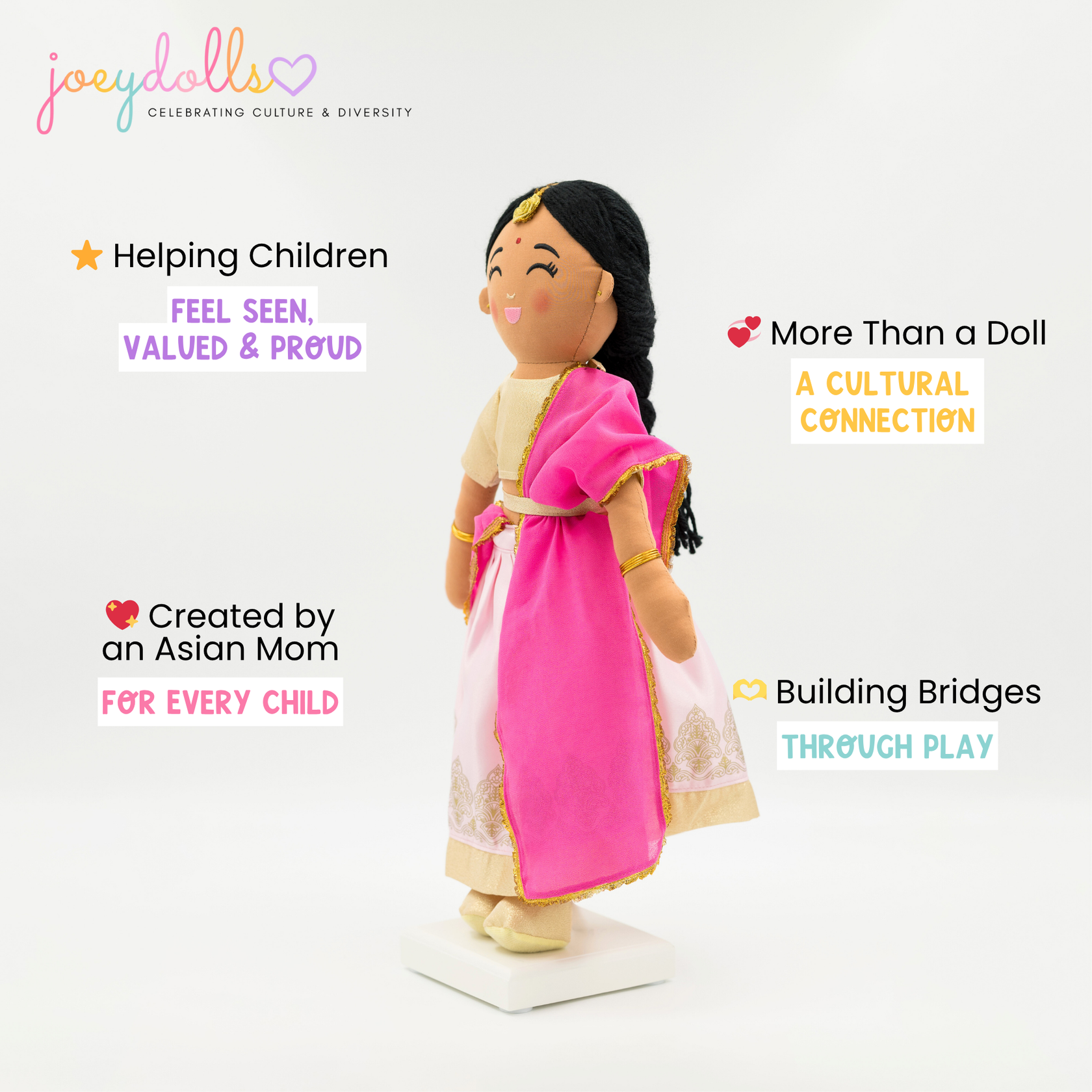 Joeydolls Indian 'Priya' Cultural Doll