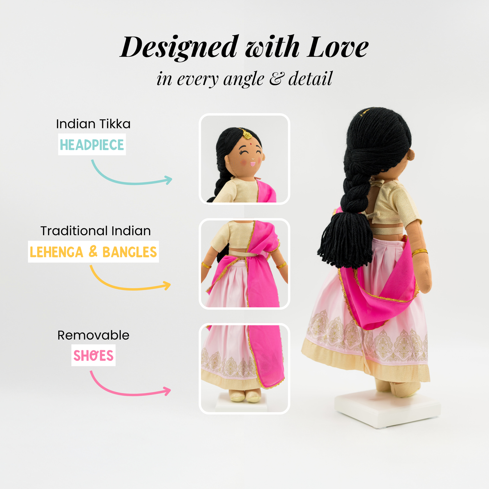 Joeydolls Indian 'Priya' Cultural Doll
