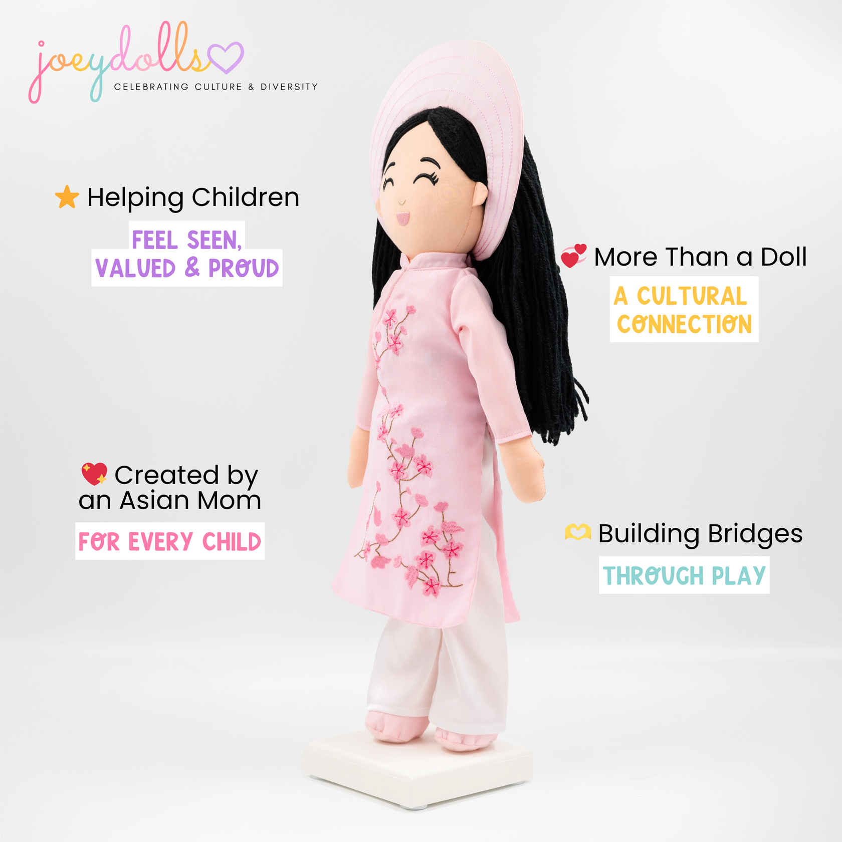 Joeydolls Vietnamese 'Thuong' Cultural Doll