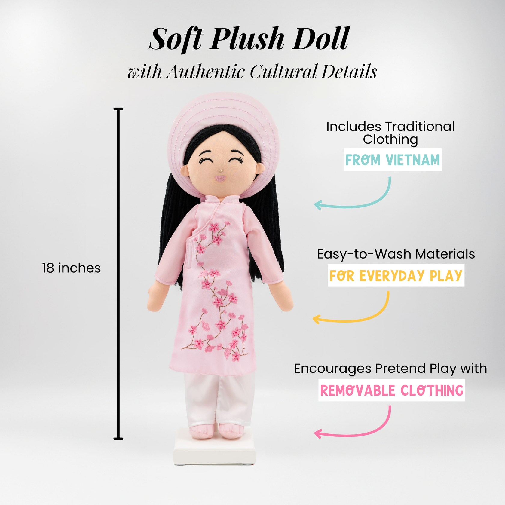 Joeydolls Vietnamese 'Thuong' Cultural Doll