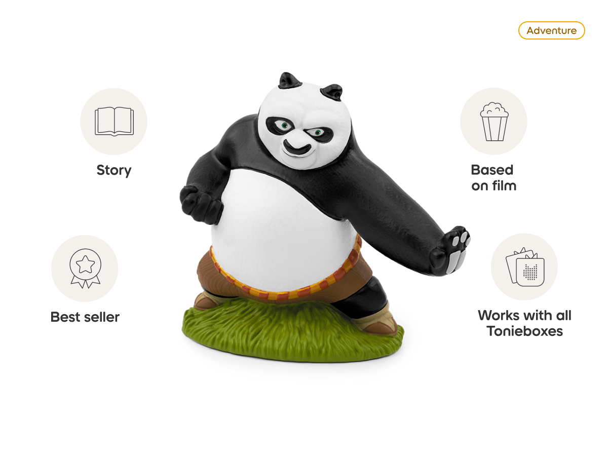 Tonies Kung Fu Panda – Screen-Free Audio Tonie Figure for Kids (Ages 1+)