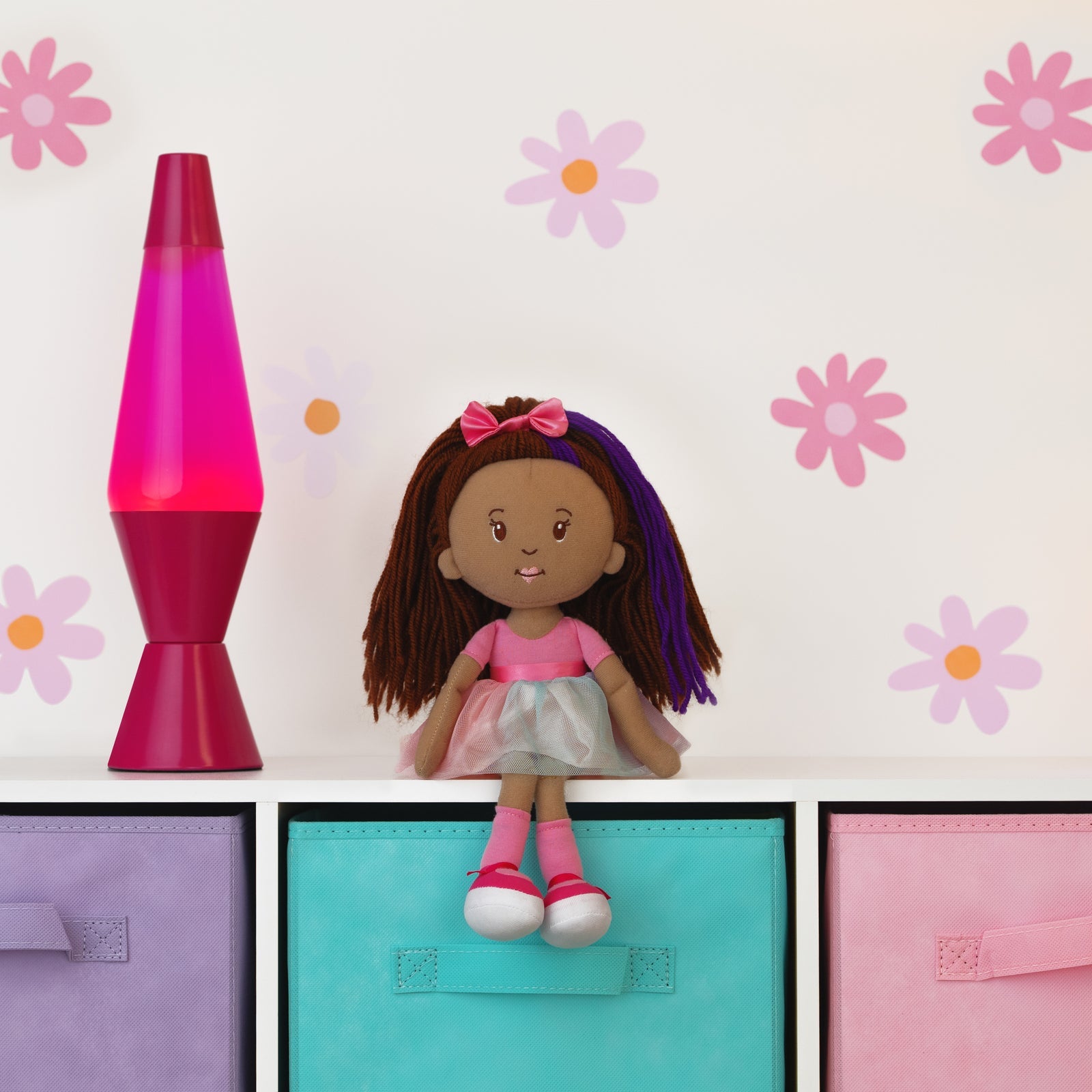 Manhattan Toy Groovy Girls Iris Soft Doll – 13" Posable Fashion Doll with Stylable Brown Hair & Magnetic Hands (Ages 3+)