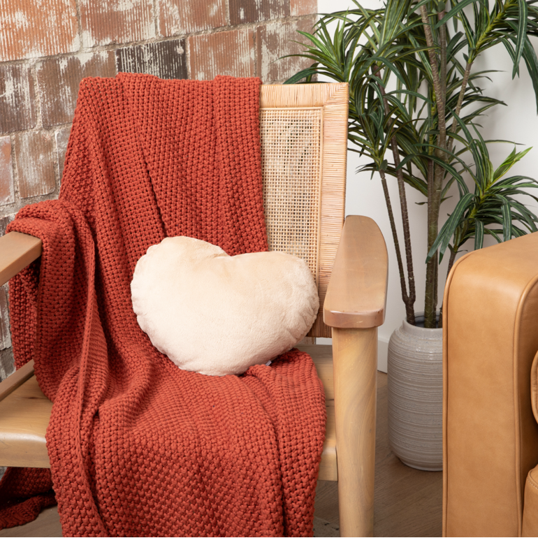 Hugimals Heart to Hug Latte Weighted Pillow – Calming Heart-Shaped Sensory Pillow (Ages 2+)